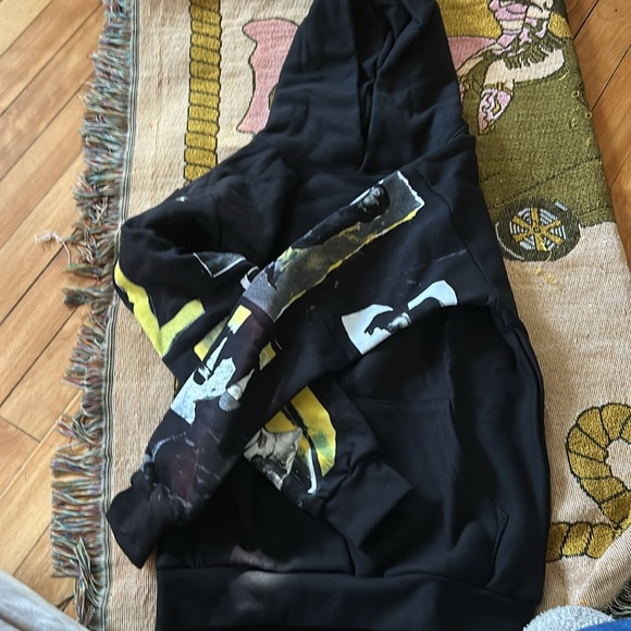 THE WEEKND MADNESS XO Collage Logo Pullover Black Hoodie NWOT - Picture 3 of 5